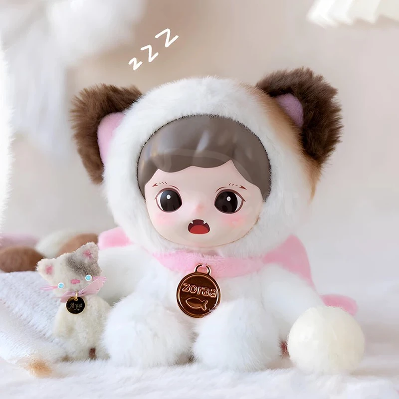 tnt现货Zoraa绒绒小屋搪胶毛绒系列盲盒潮玩玩偶公仔礼物摆件