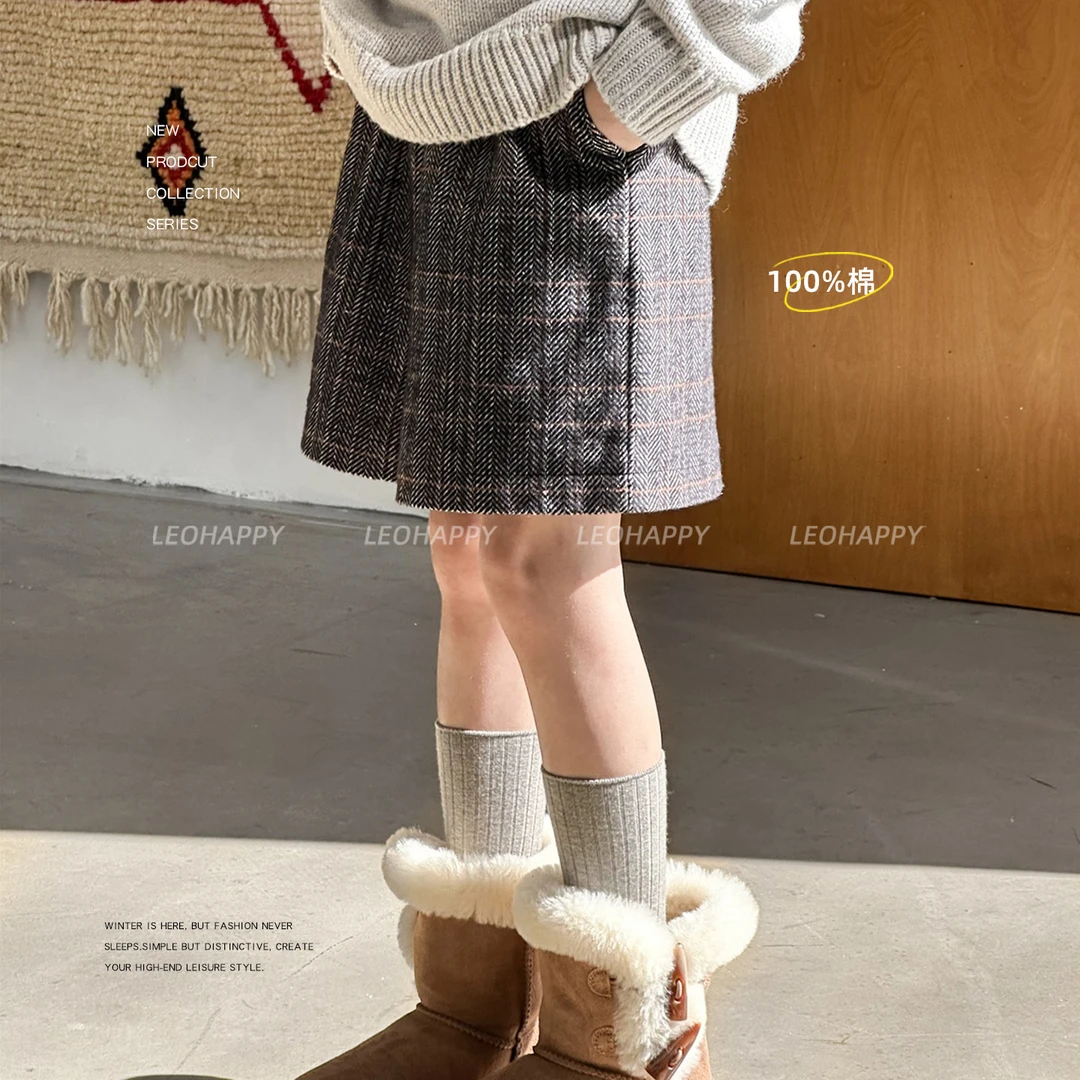 【好搭酷】300G全棉细纹人字提花灰调五分裤