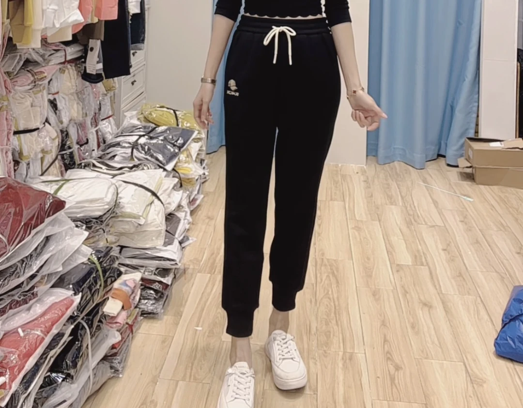 【小玉】新款时尚百搭休闲潮流加绒显瘦卫裤