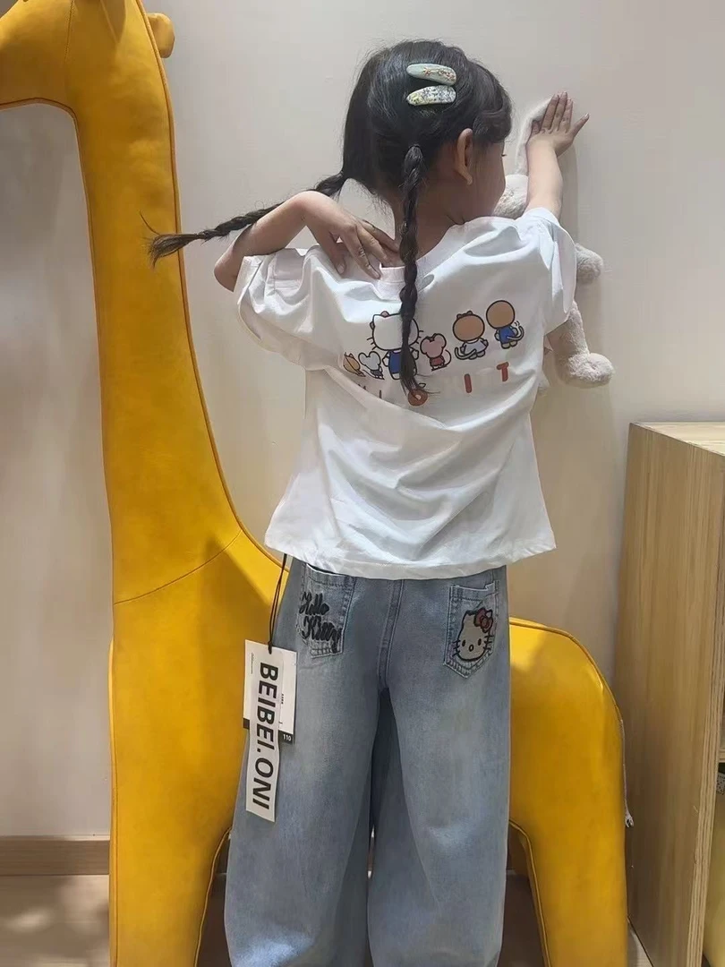 【玩偶】短袖新款卡通T夏季儿童纯棉上衣童装洋气半袖夏装T