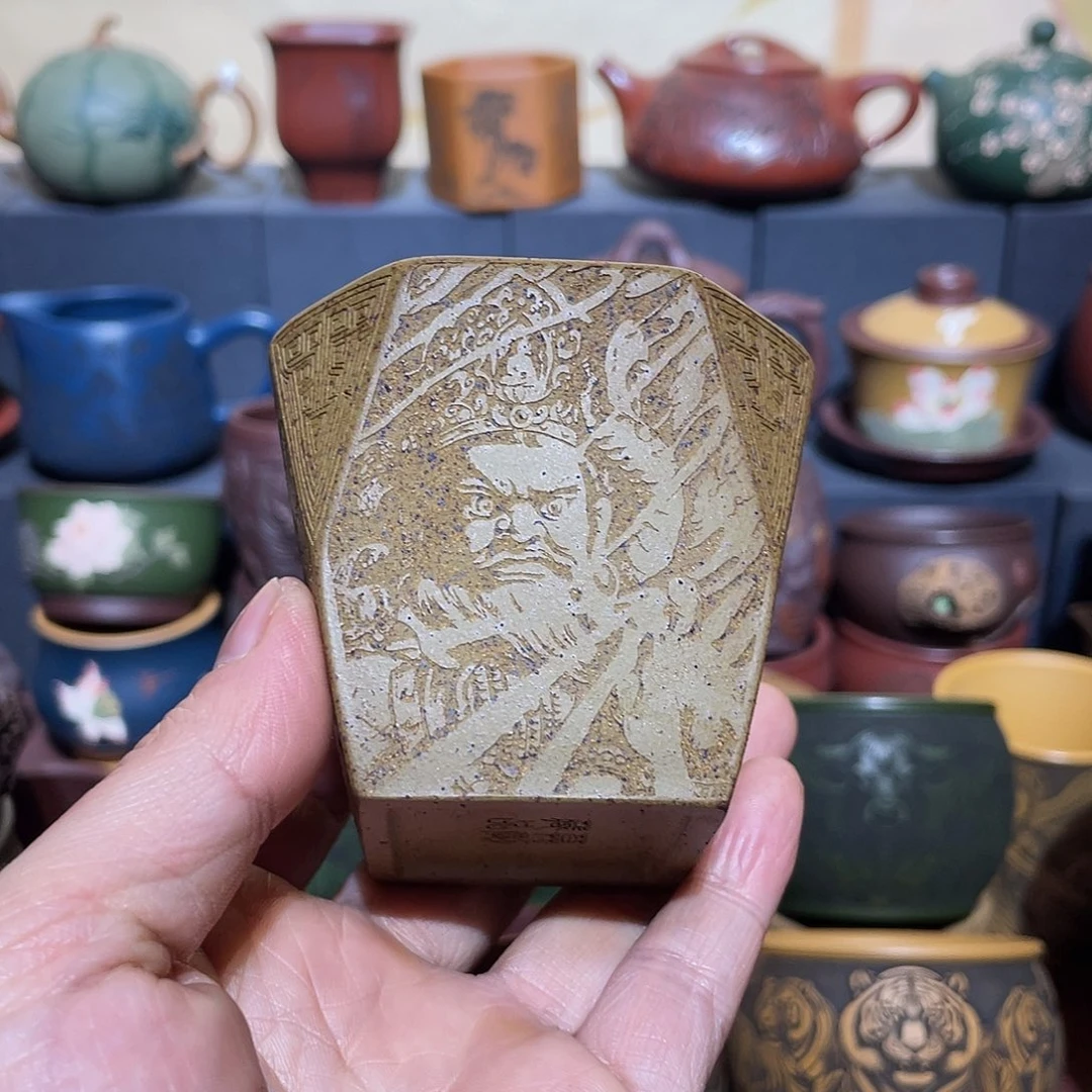 原矿紫砂手工主人杯