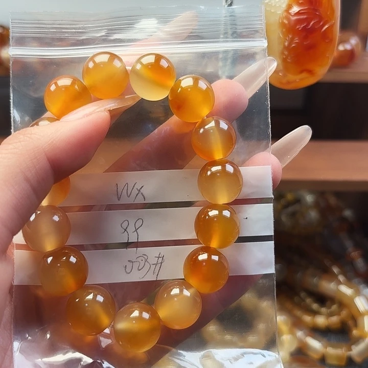 W***x玛瑙/玉髓手链合金003