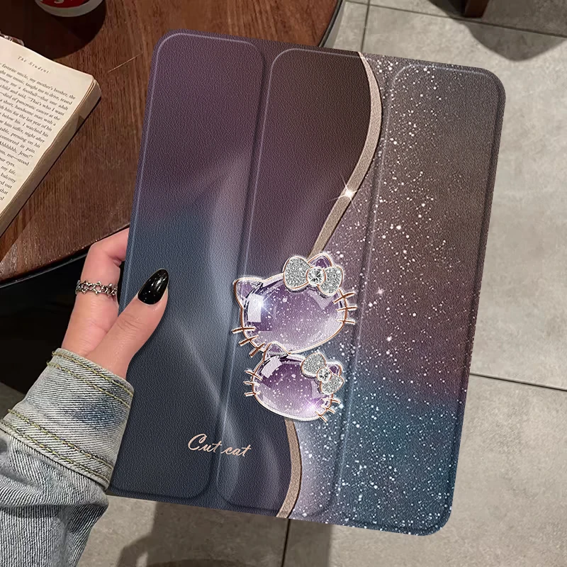 琉金钻石猫华为matepad12.2平板保护壳ins带笔槽matepad11.5s防摔