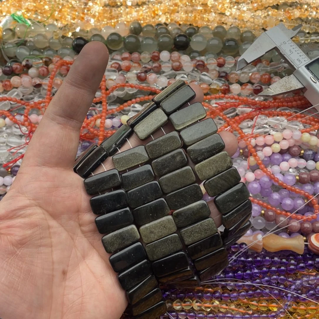 玛瑙/玉髓珠宝半成品未镶嵌一条装20mm左右金耀手牌半成品