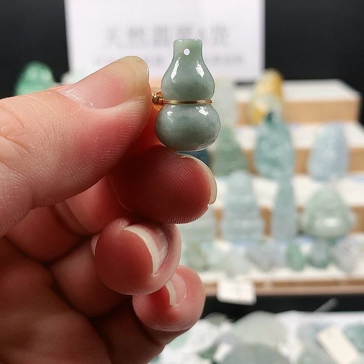 吊坠(不含链)未镶嵌翡翠6葫芦