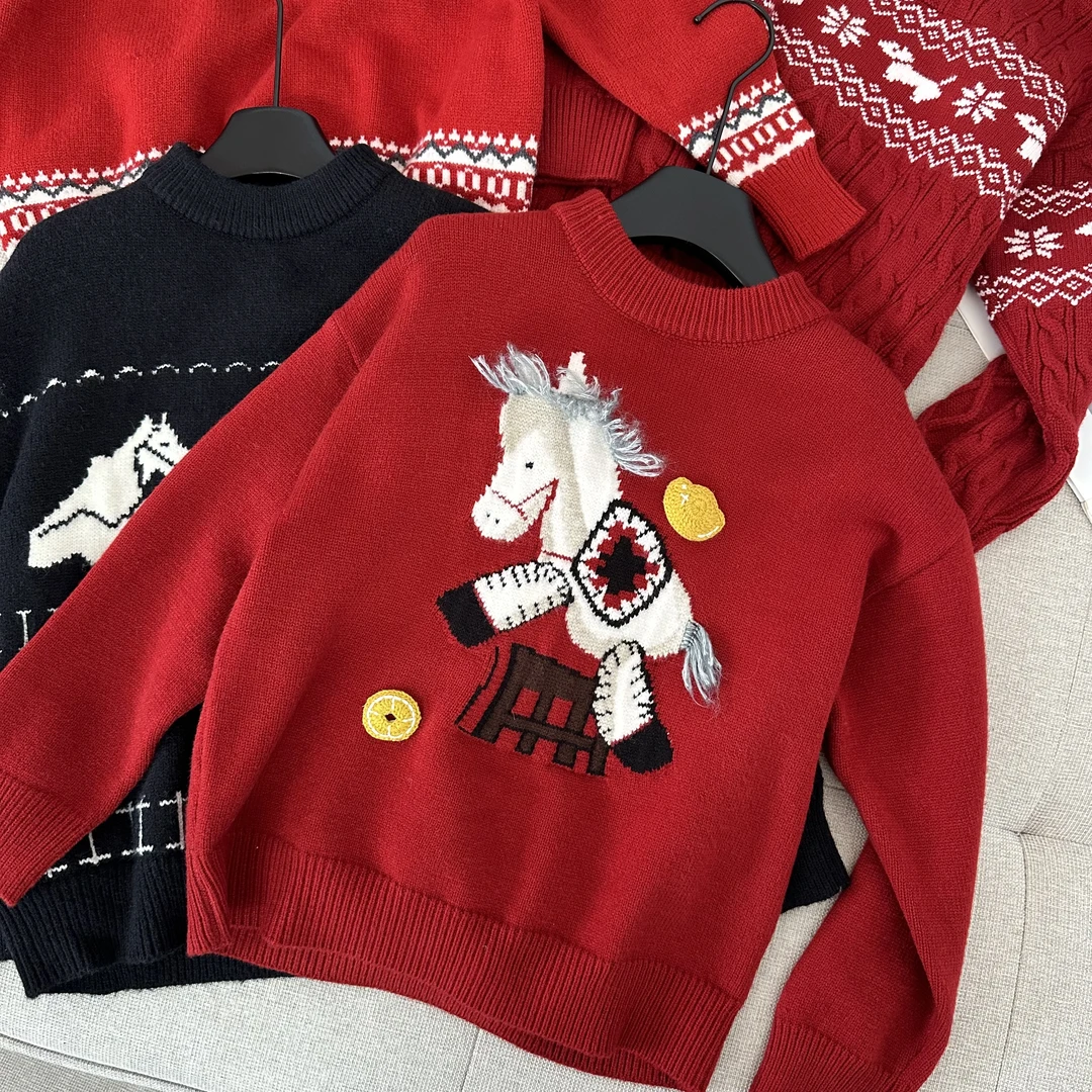 【马上有钱】杭州六小六正版 BY LIUXIAOLIU冬季儿童年货毛衣20443