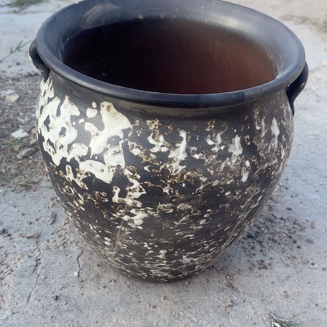 紫砂花盆侘寂风口径25*25瑕疵