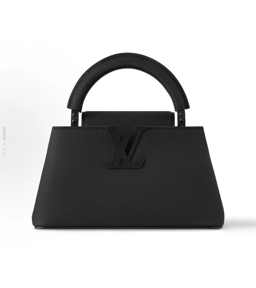 未使用 LouisVuitton/路易威登 卡普辛Cap mini 磨砂黑 全新