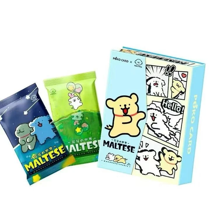 【吃吃】Poko Card 线条小狗第二弹 花花的世界 国卡二创 收藏卡牌