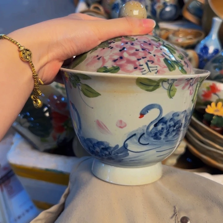 瓷片景德镇陶瓷手工手绘