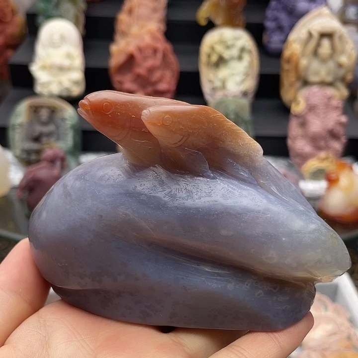 石英质玉未镶嵌摆件