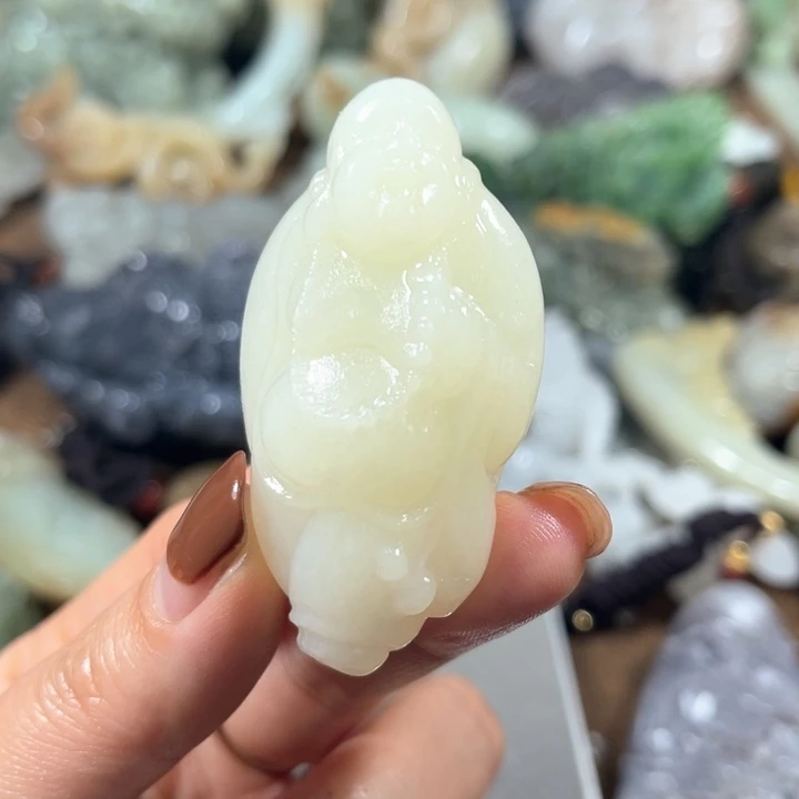 【闪购商品】和田玉吊坠未镶嵌财*