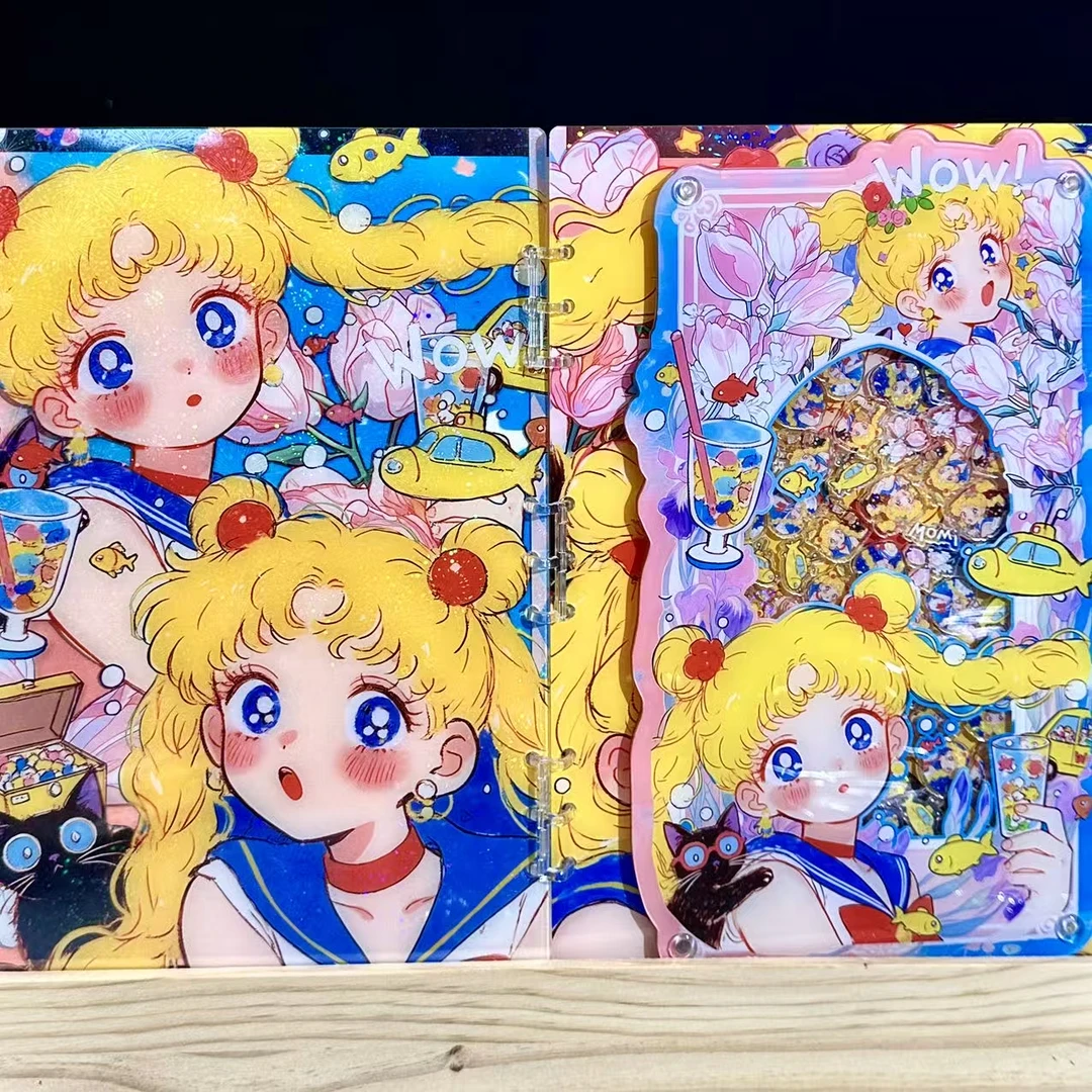 【花样美战 】高定摇摇本套餐活页本手工DIY收纳盒亚克力