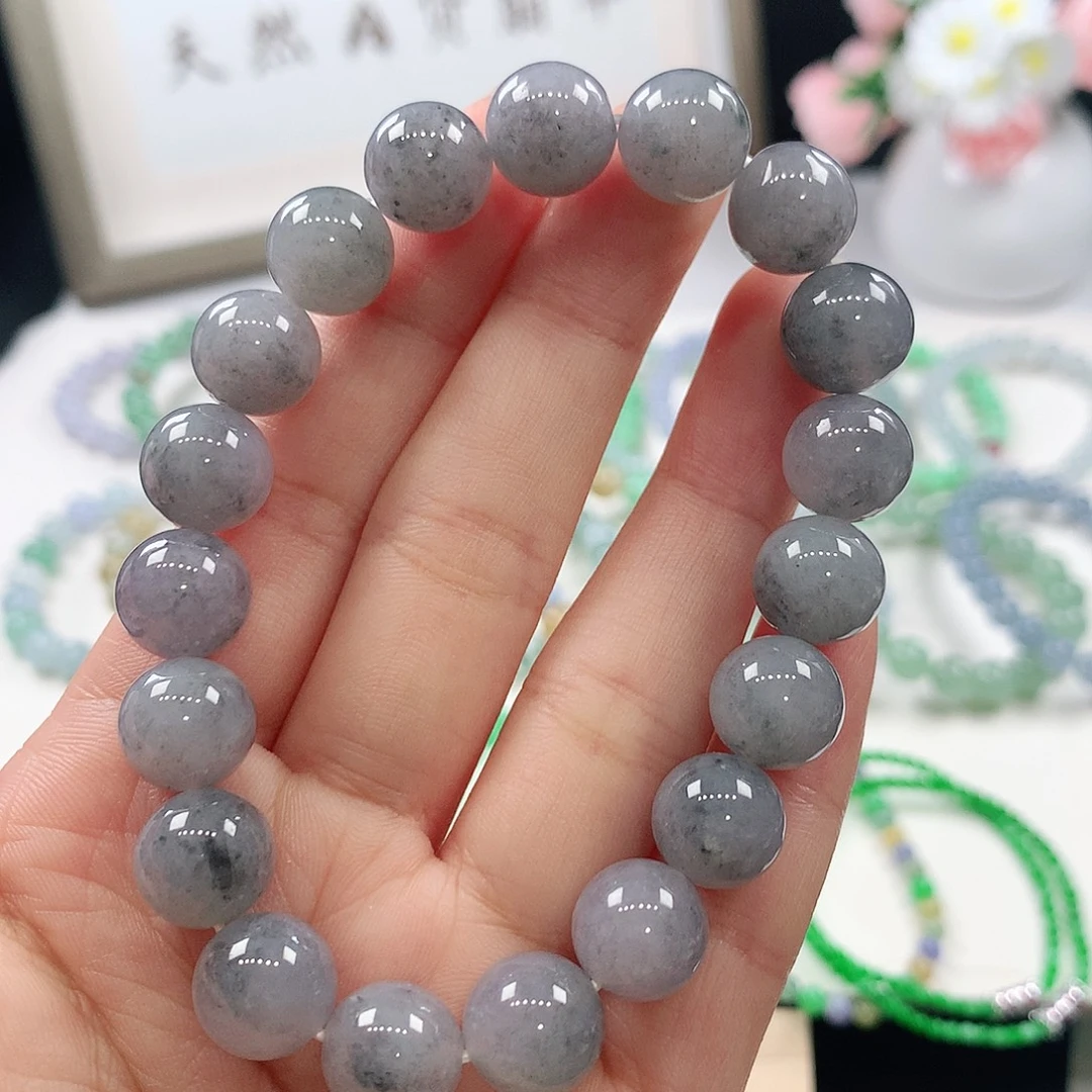 翡翠未镶嵌手链11mm
