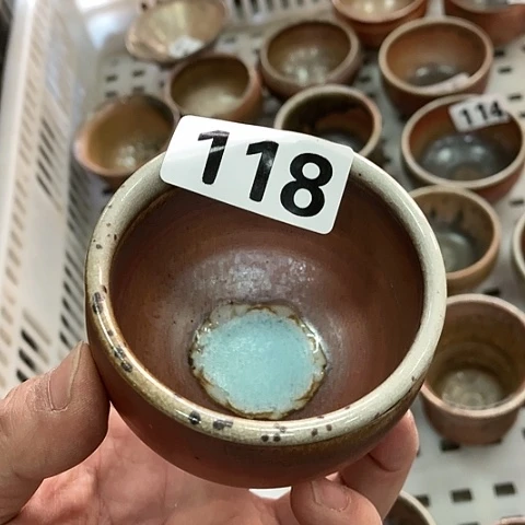 粤***生柴烧宝瓶杯子大放漏