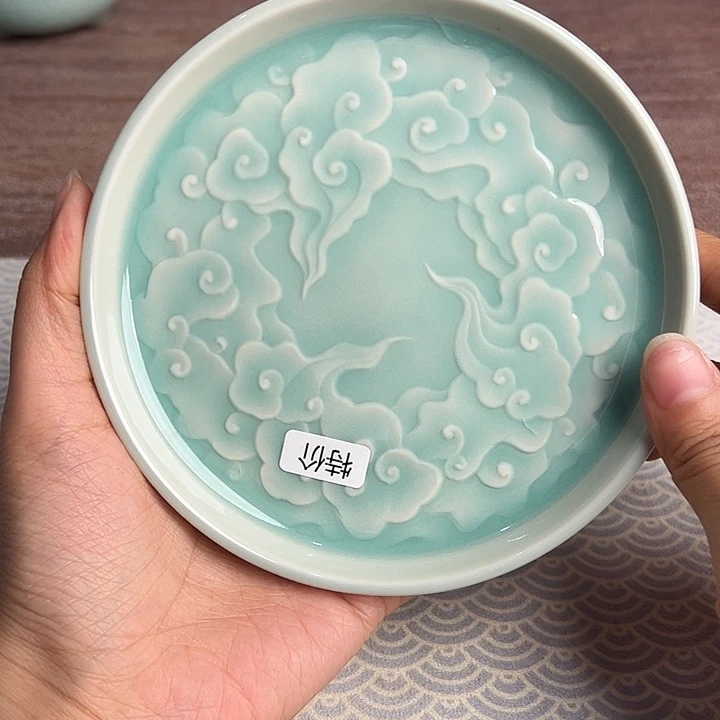 龙泉云间青瓷小米茶器