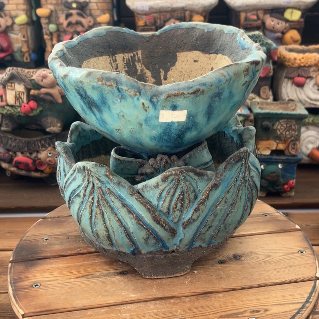 红陶山*白狐特价多肉花盆