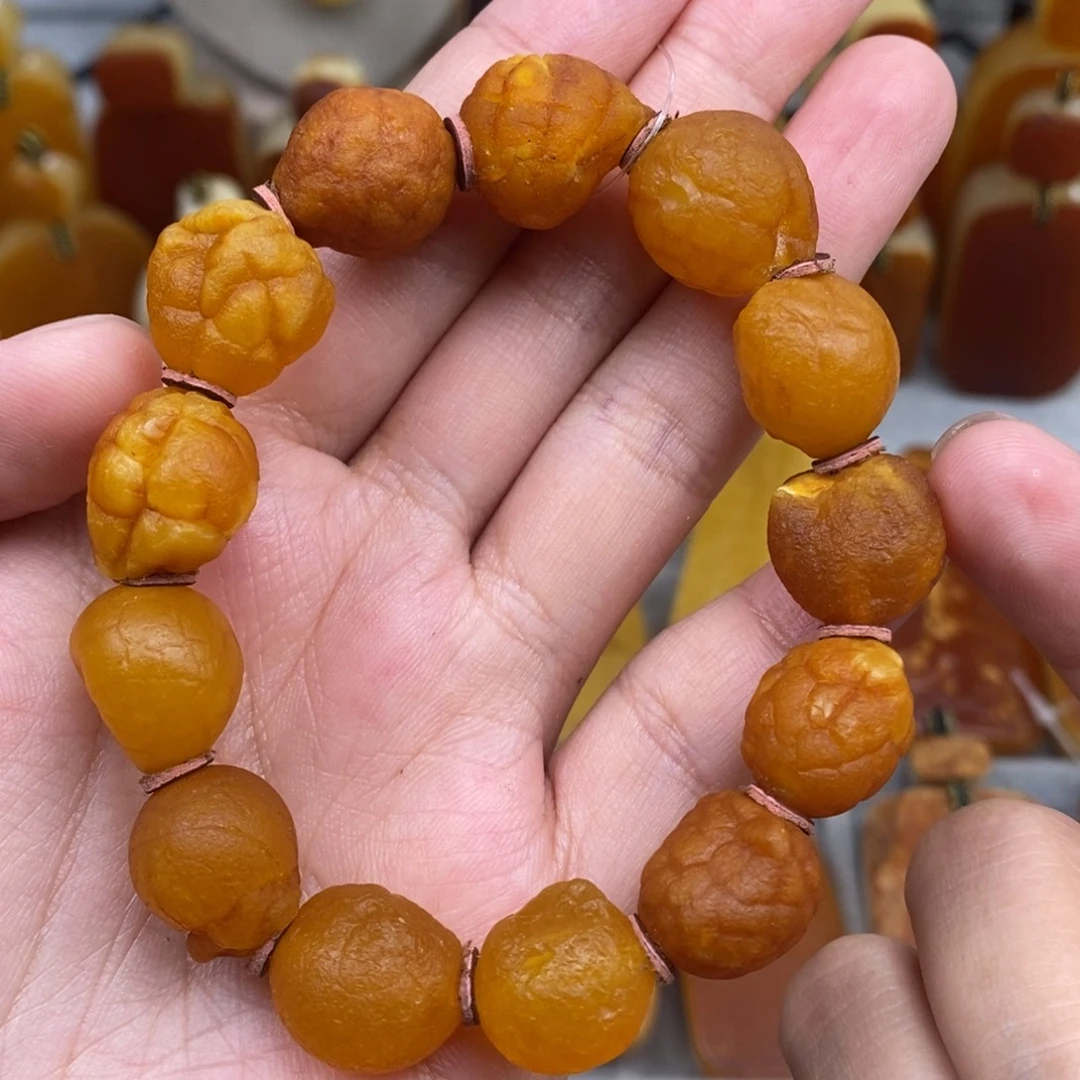 琥珀未镶嵌珠宝奇石