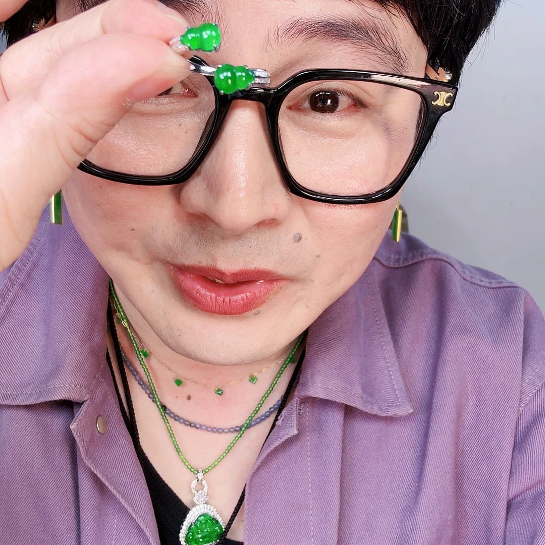 翡翠颈饰未镶嵌一个