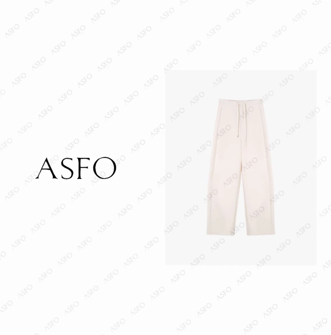 【AS羊脂玉】铭顺25新原创定制羊绒蚕丝醋酸休闲西裤AS25DNK04332