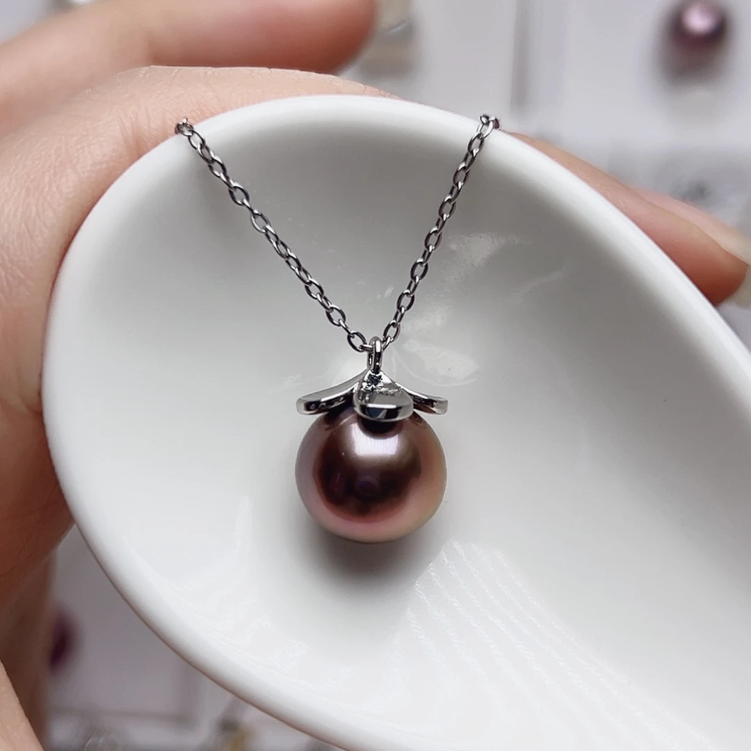 淡水珍珠未镶嵌吊坠(赠链)