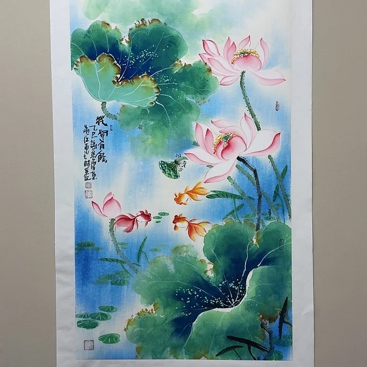 国画精品纯手绘4.5平尺