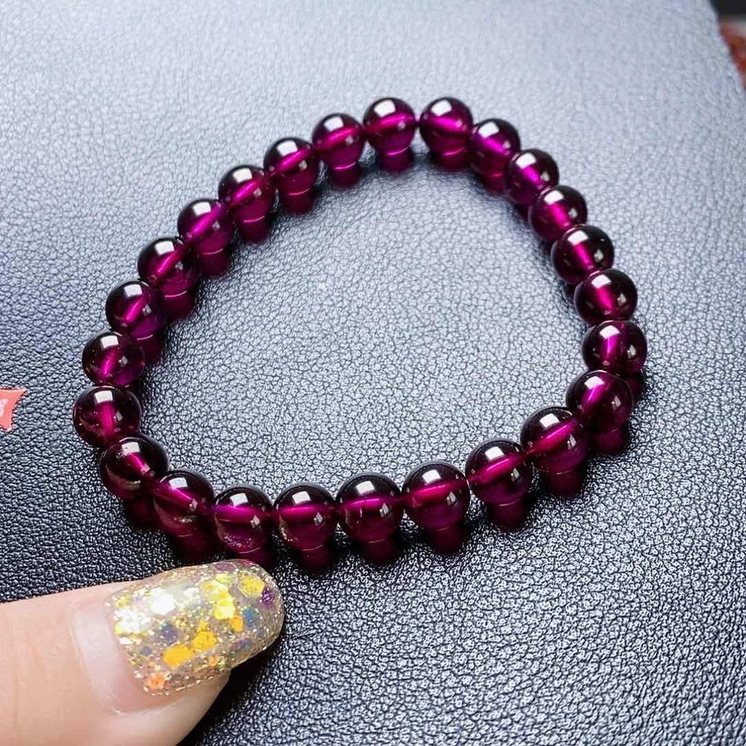 石榴石手链未镶嵌7.0单圈毕业级