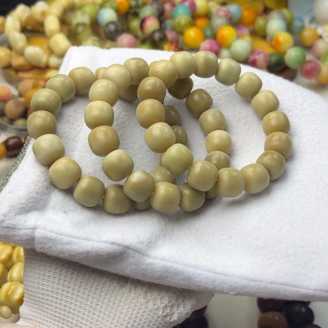 吊坠菩提根/象牙果桶奶咖14mm一串