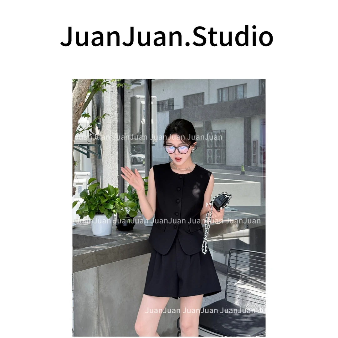 【单马甲】时尚无袖上衣马甲百搭洋气轻奢