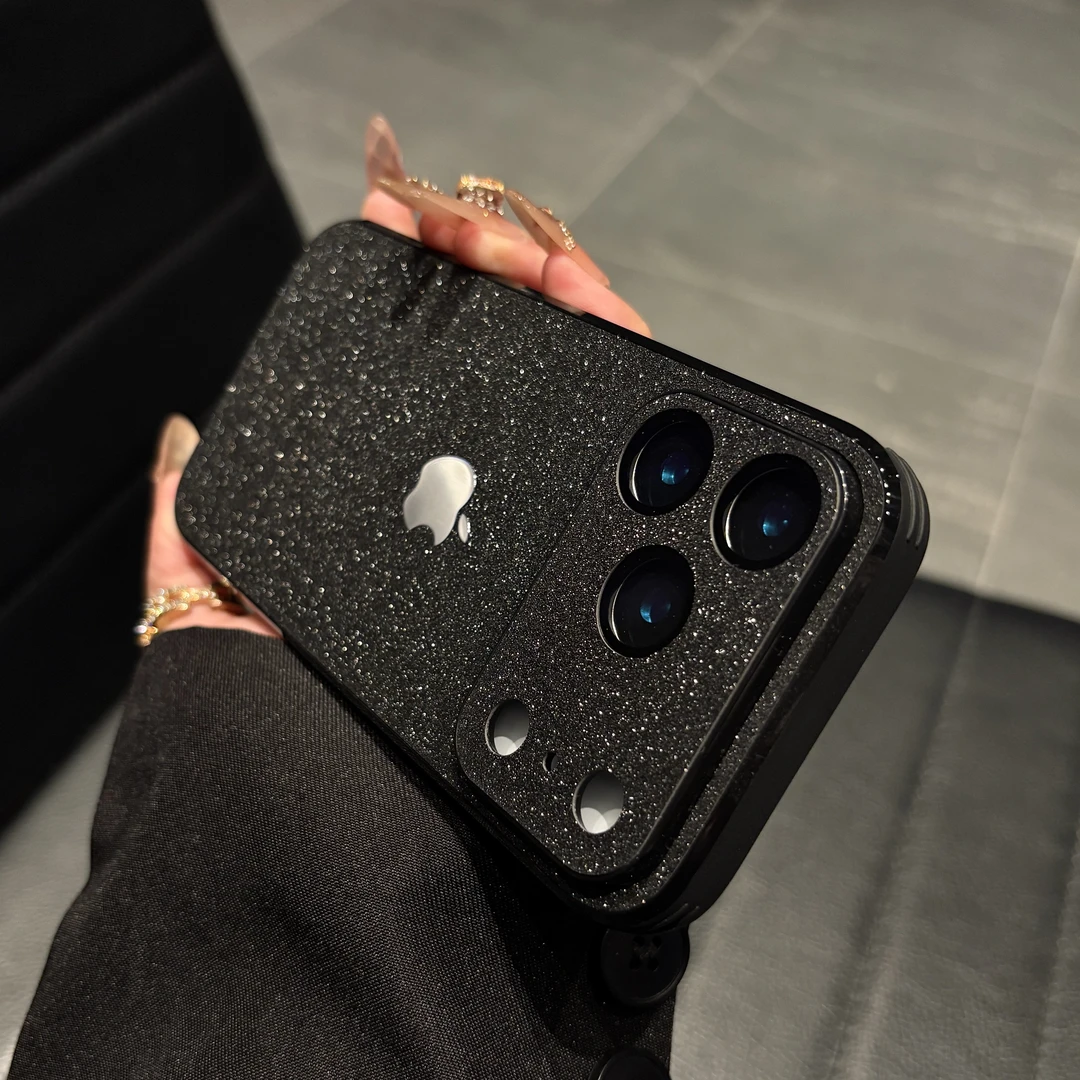 细闪适用于苹果11-17promax手机壳相机键全包镜头膜2025新款防摔