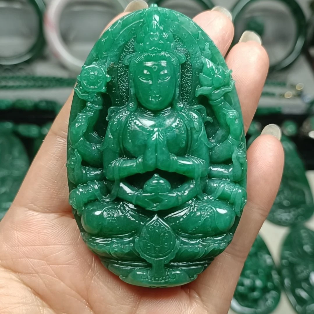 独山玉千手观音未镶嵌