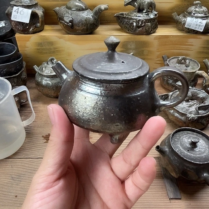 柴烧茶壶福利茶器