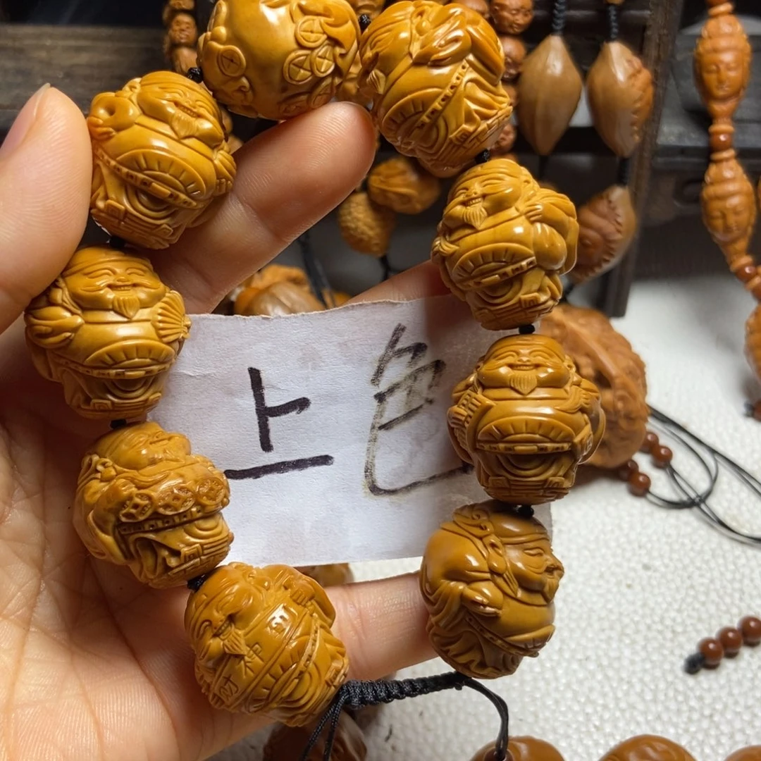 【闪购商品】橄榄核手串/手链万****x站立财神微上色