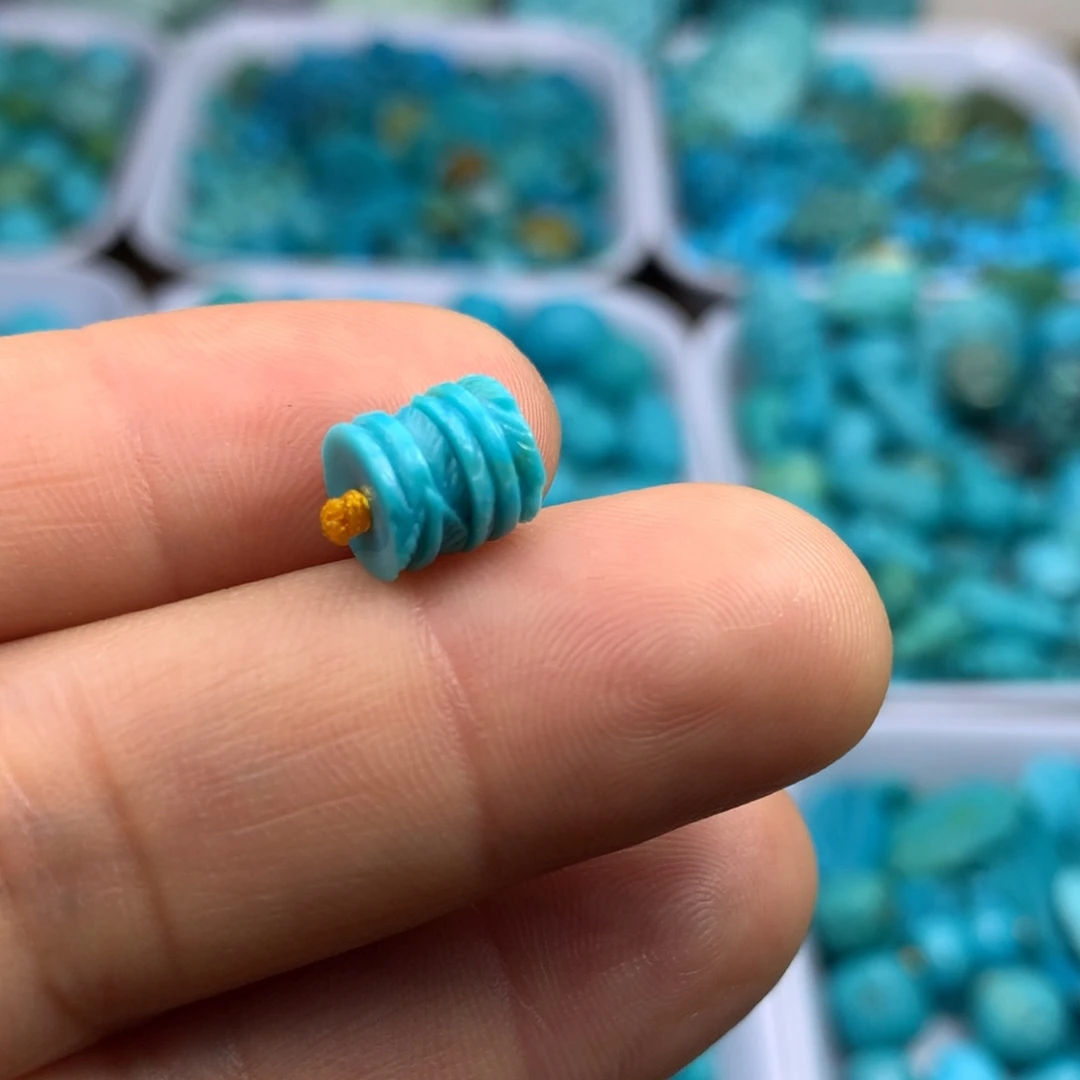 绿松石未镶嵌吊坠(不含链)7.5