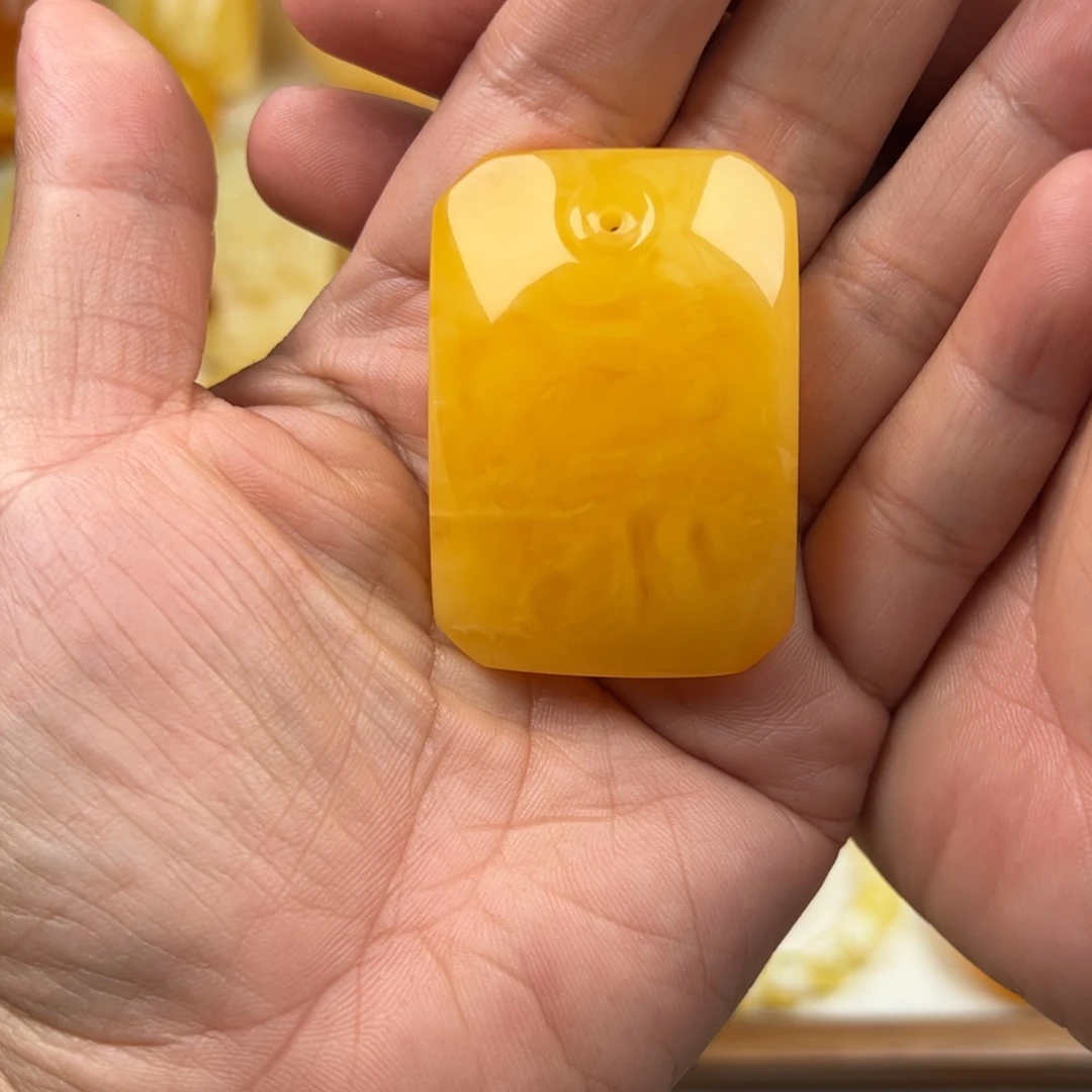 蜜蜡未镶嵌颈饰纯天然琥珀蜜蜡