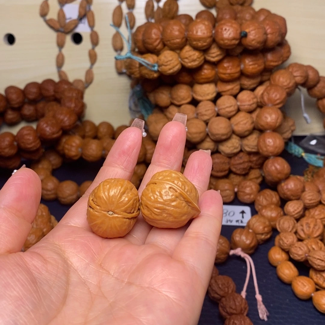 文玩核桃手串柒*.元宝手捻