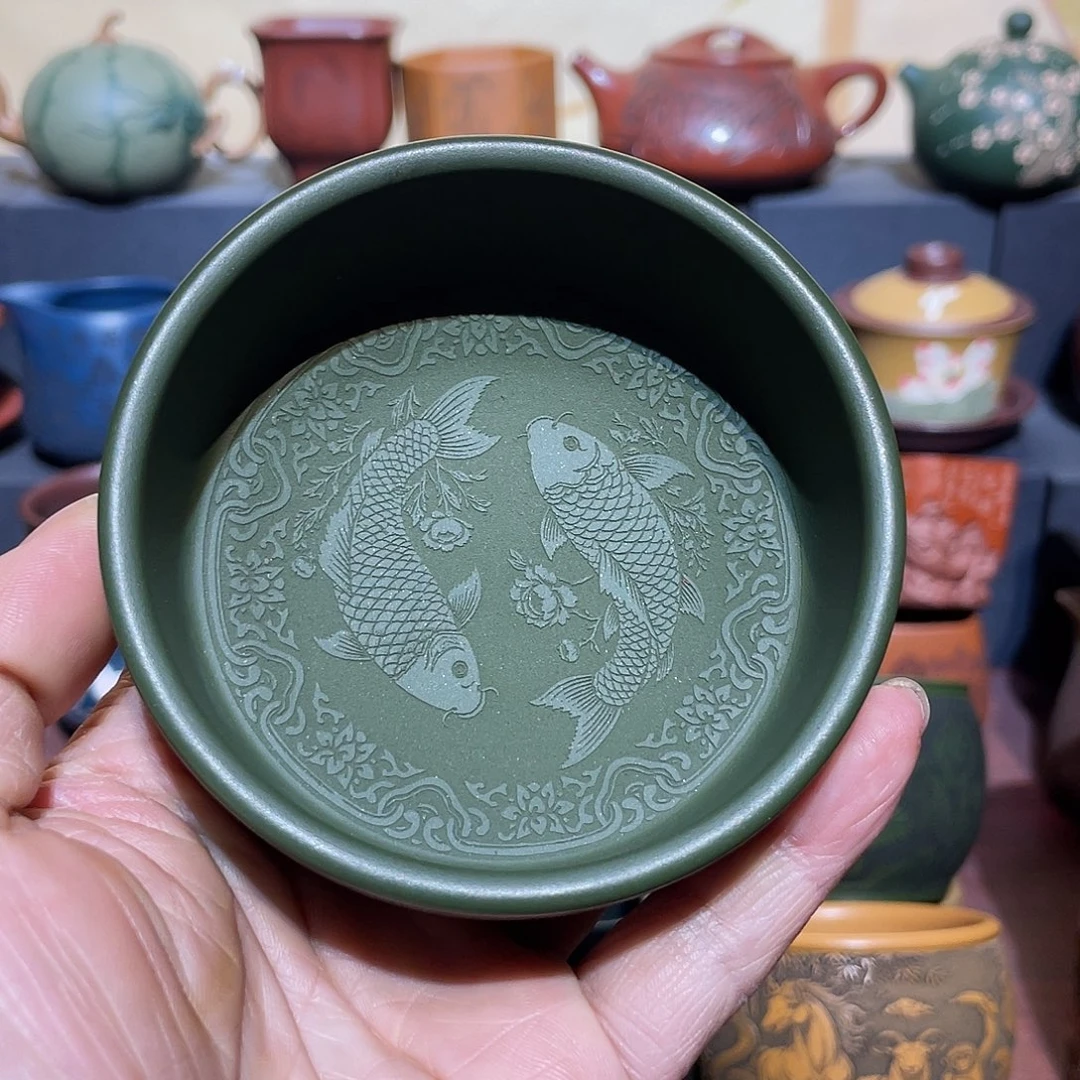 原矿紫砂手工主人杯