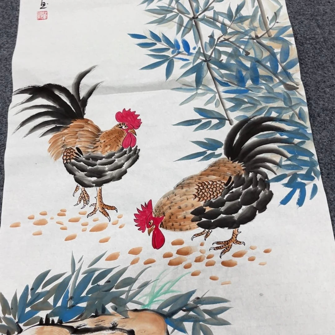 国画国画老师手绘作品