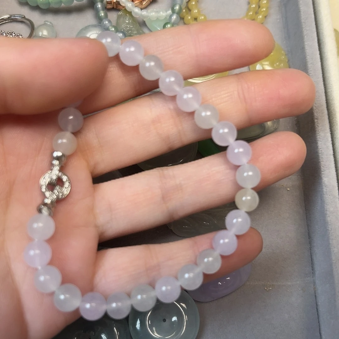 未镶嵌手串翡翠多巴胺手串