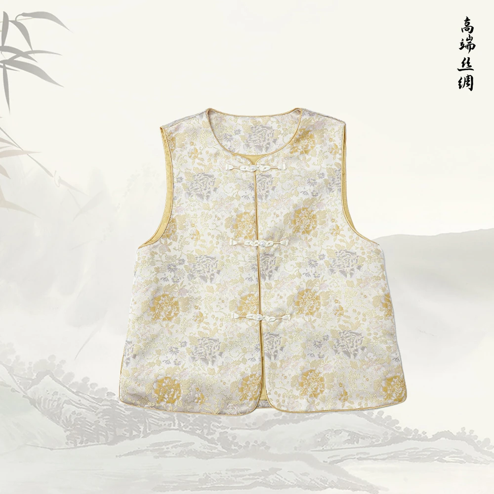 品牌新款气质百搭国风新中式马甲51802