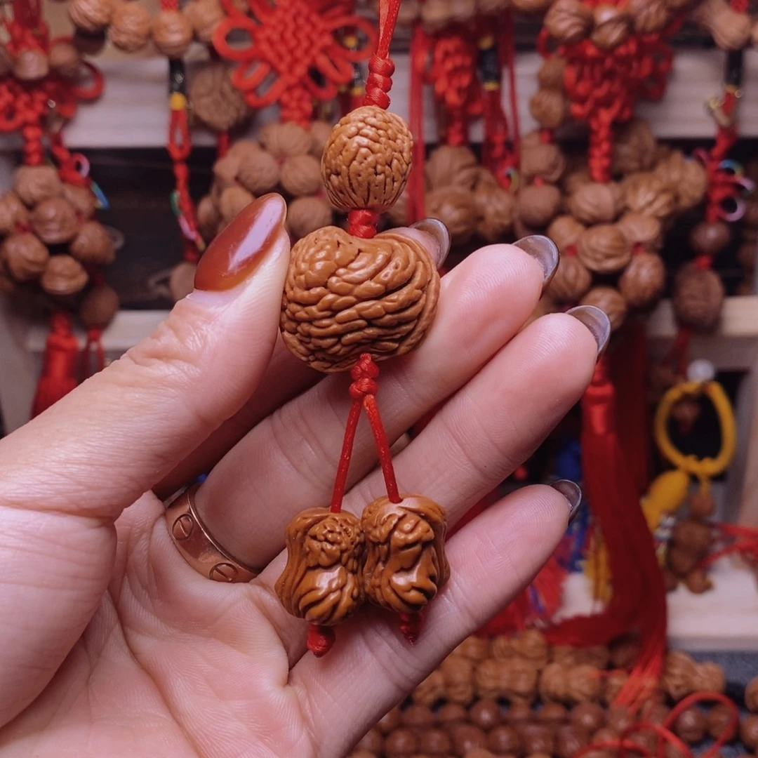 吊坠桃核龙纹桃枭