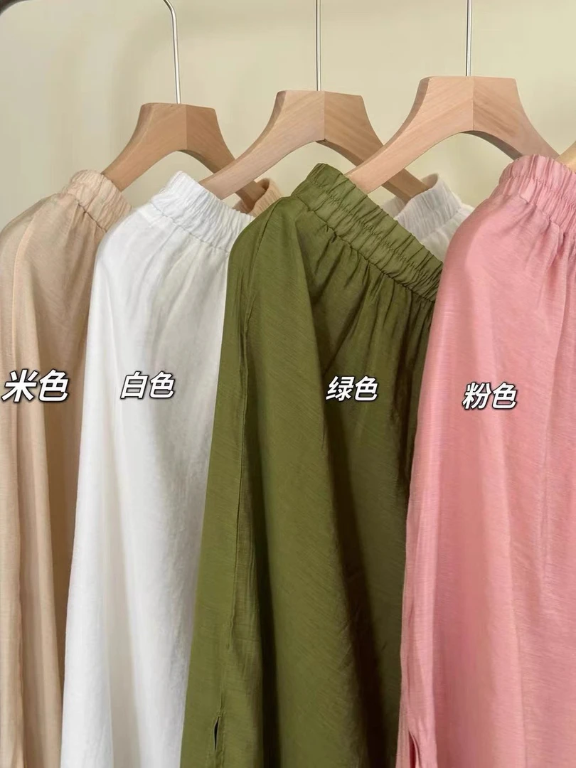 墨下夏季阔腿仙仙裤