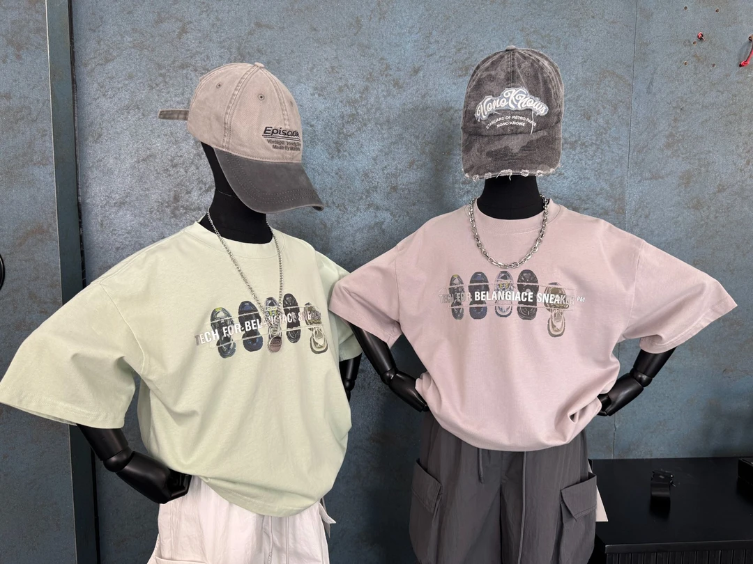 ZZY男宝中大童夏款潮酷风短袖T恤6-15岁百搭宽松印花短袖25205