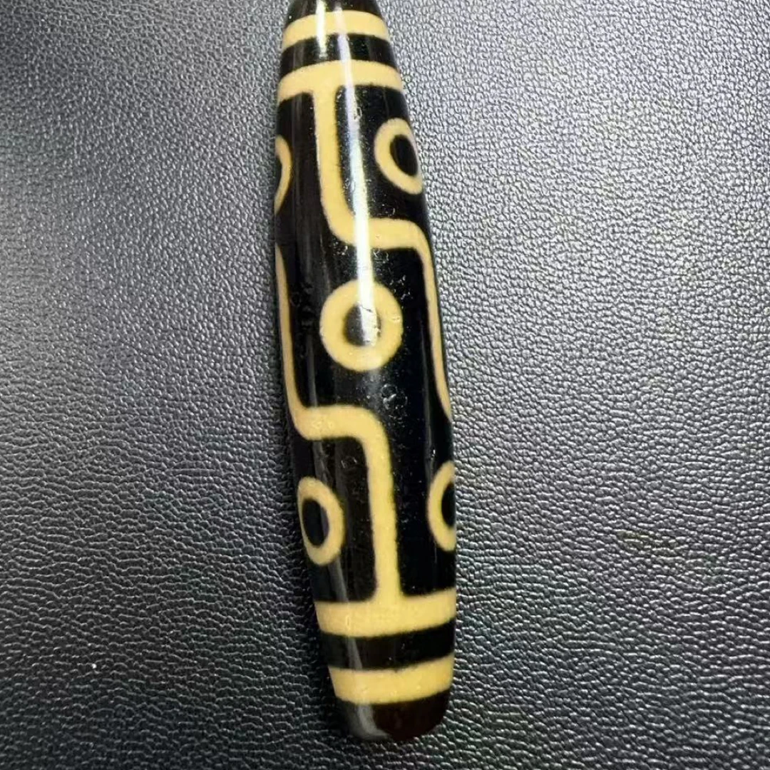 折线九眼玛瑙天珠锁骨链