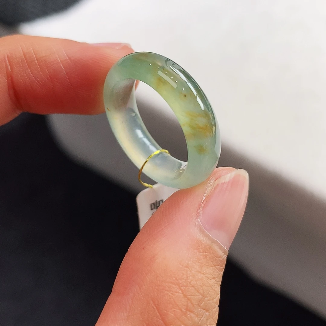 翡翠未镶嵌戒指12-13号