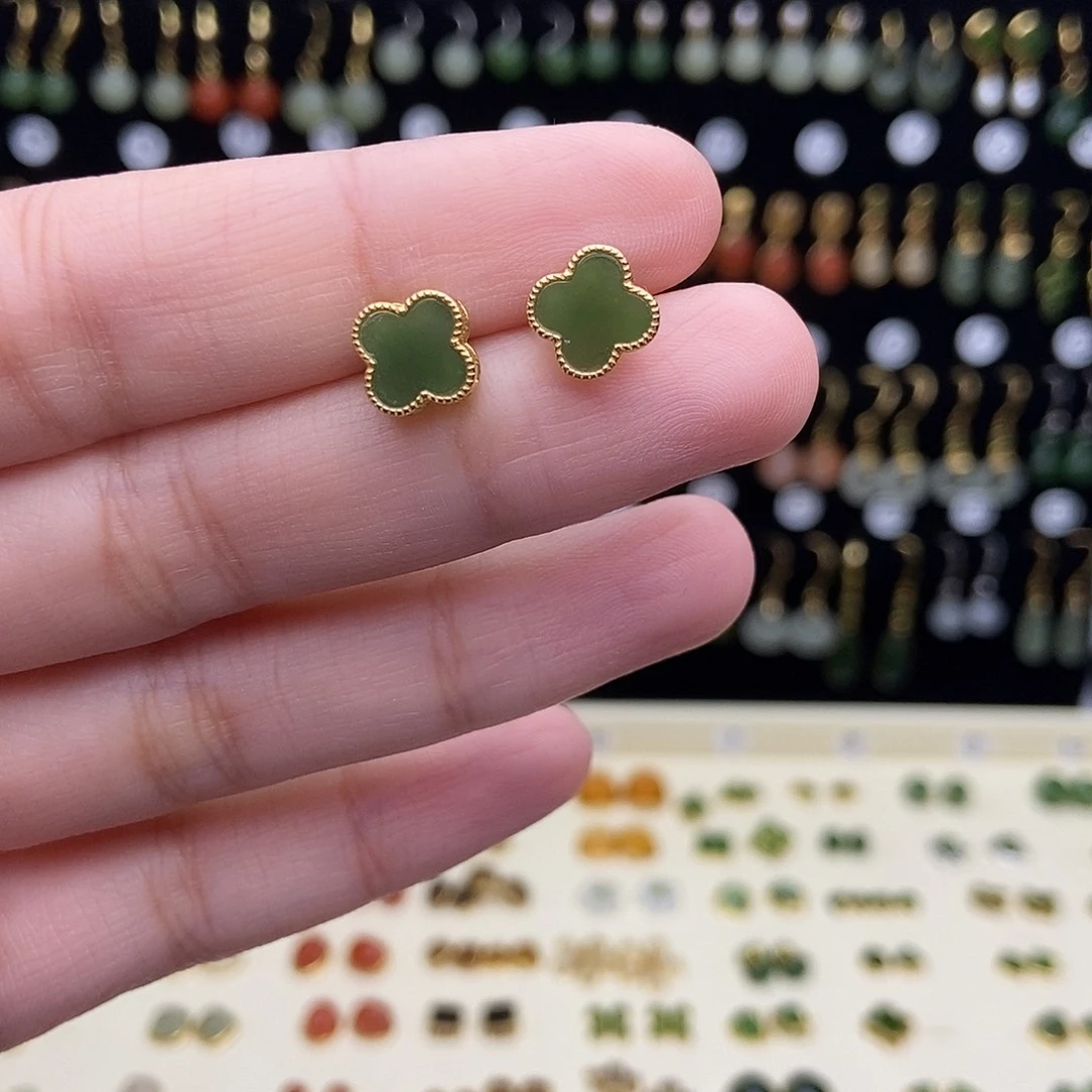 南红玛瑙银S925镀金镶嵌颈饰