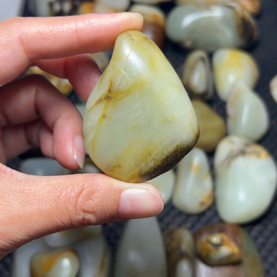 和田玉未镶嵌挂件67