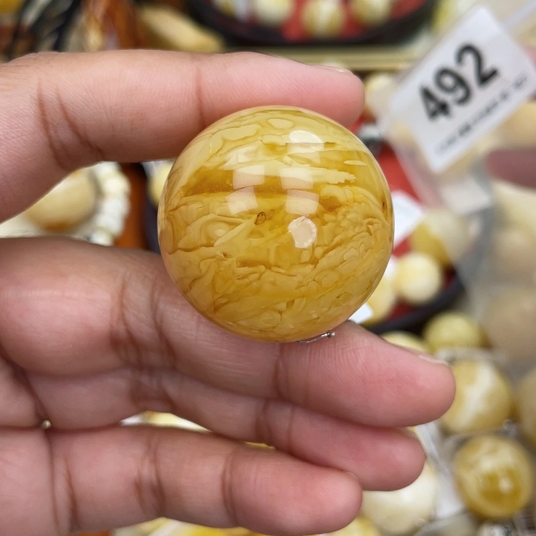 蜜蜡未镶嵌珠宝奇石粉34