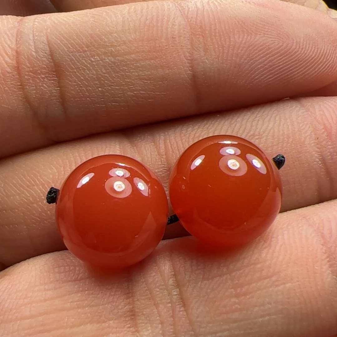 南红玛瑙珠子未镶嵌林**3