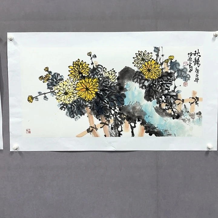 国画亲笔手绘放心去藏